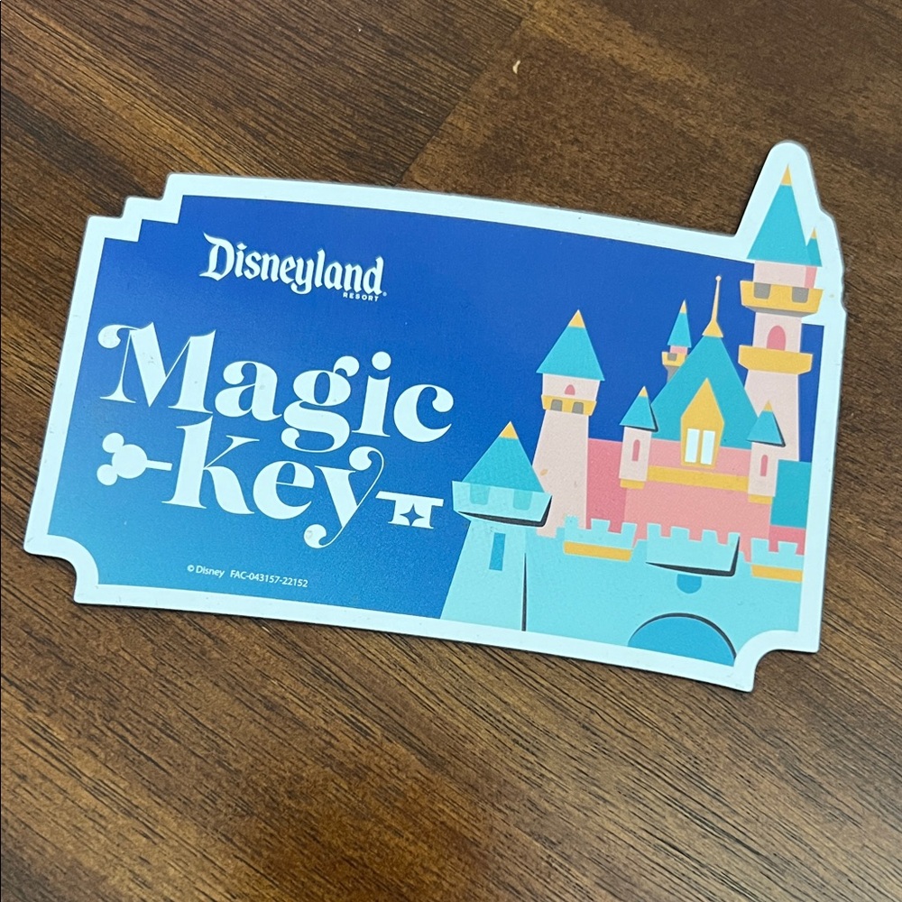Disneyland Magic Key Sleeping Beauty Castle Magnet